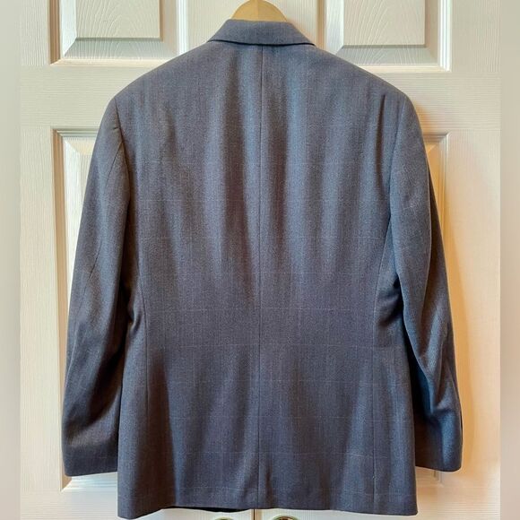 BLUE BLAZER NAUTICA SILK BLEND 3 BUTTON BLAZER SIZE 37S EUC - Picture 5 of 5
